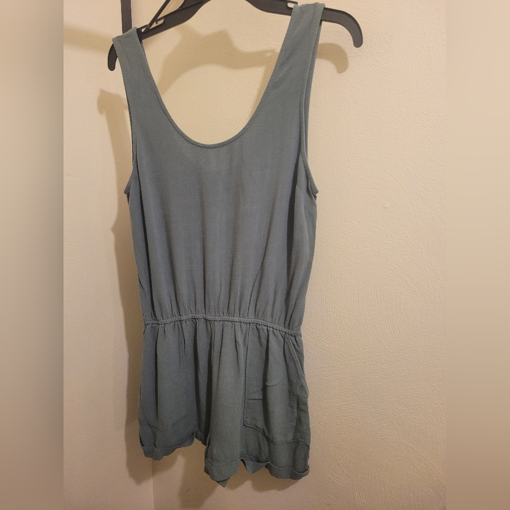 Fore Women's Large Sleeveless Jumpsuit Green